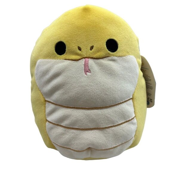 Pleyton the Yellow Snake 7.5" Squishmallow Buddy Squad Stuffed Animal Plush 2023 - Picture 1 of 7